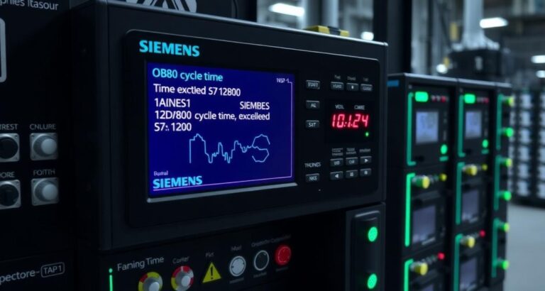 Siemens OB80 cycle time exceeded S7-1200 S7-1500 fix — PLC Diagnostics