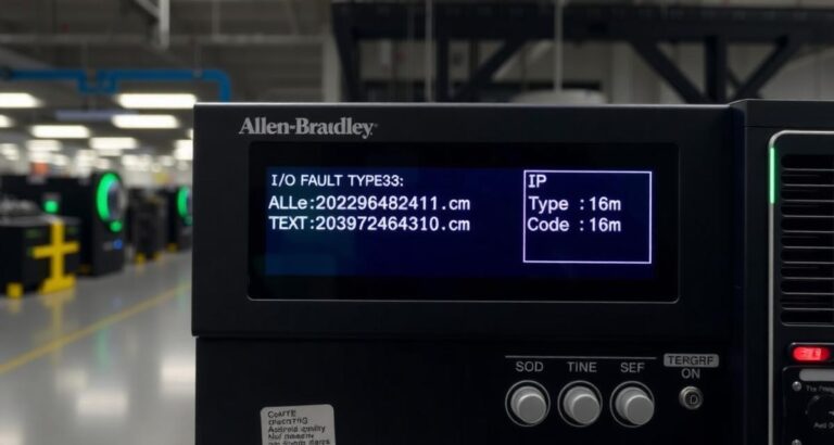 Allen-Bradley I/O fault type 3 code 16 module connection failed fix — PLC Diagnostics