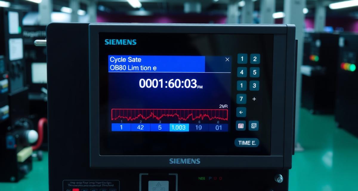 Siemens S7-300 OB80 B#16#01 cycle time exceeded diagnosis — PLC Diagnostics